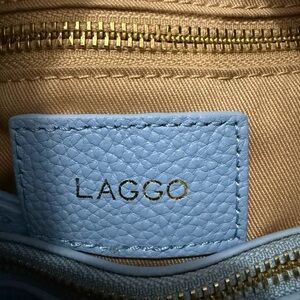 LAGGO Blue Leather Women's Bag